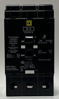 SQD - EDB36015 - 15A 3P 347V Breaker  Product Image